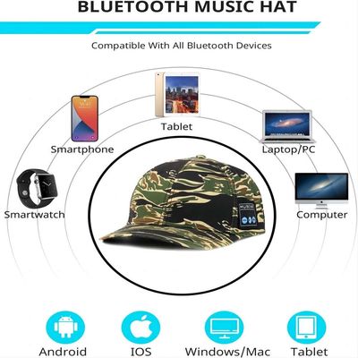 Wireless bluetooth speaker hat, Washable+ adjustable  with HIFI sound for  baseball sport, Ice-skating etc outdoor sport