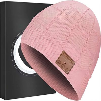Music Beanie hat,Gifts for Men,Women,Teen boys,Teen Girl,Unique Tech Christmas Stocking Stuffer Mens Womens Him