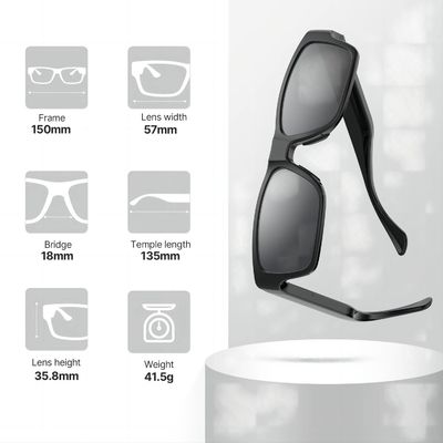G2S-16G FHD 1080P Video Recording Safety Glasses With Remote Controller Motorcycle Riding