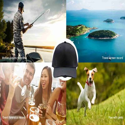 FHD 1080P Hidden Camera Hat For Outdoor Sports Climbing Hiking Running