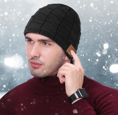 Bluetooth Beanie for Men Bluetooth Hat, Mens Gifts, Women Beanie Hat Black Headphones Unique Christmas Tech Gifts