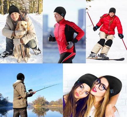 Bluetooth Beanie for Men Bluetooth Hat, Mens Gifts, Women Beanie Hat Black Headphones Unique Christmas Tech Gifts