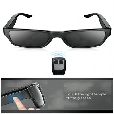 Hidden Security Cameras Video Recording Safety Glasses 1080P HD Wireless
