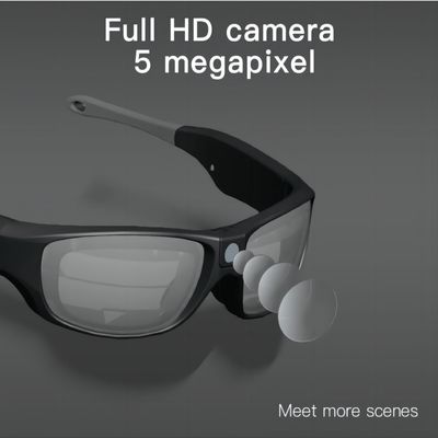 5.0M HD Mountaineering Sport Action Video Vlogging Sunglasses With Remote Control