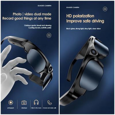 TR90 Frames Audio Video Sungalsses With Wireless Music Playback Biking