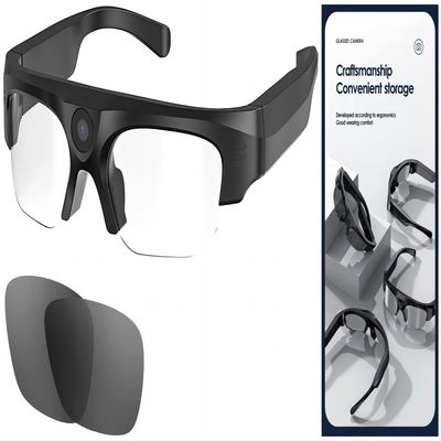 Full HD 1080P Wireless Bluetooth Sunglasses Camera With Photo, Video, Audio