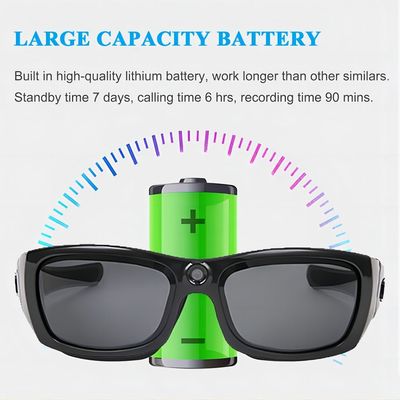 720p Bluetooth Video Sunglasses Recording For Trekking Walking Golf Outdoor Sports