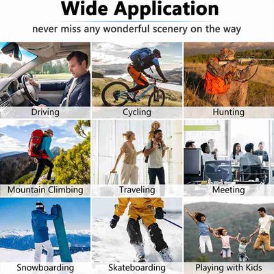 Climbing Snowboarding 1080P Bluetooth Camera Sunglasses Connect With Phone Tablet