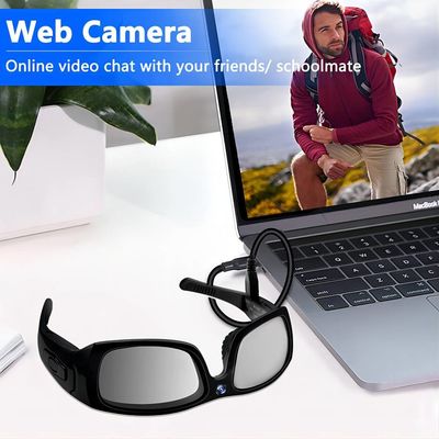 Climbing Snowboarding 1080P Bluetooth Camera Sunglasses Connect With Phone Tablet