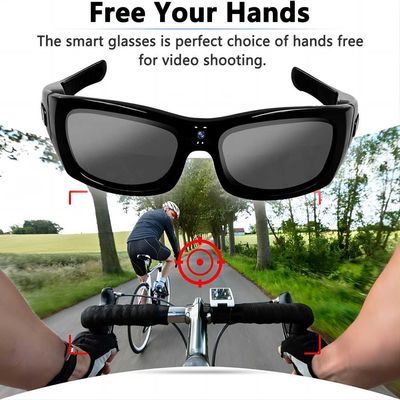 1080P HD Bluetooth Video Sunglasses For Outdoor Sports Photo Taking, Recording, Music