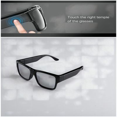 FUll HD 1080P Spy Video Sunglasses With  80 Degree Curvature Lens Evidence Collection