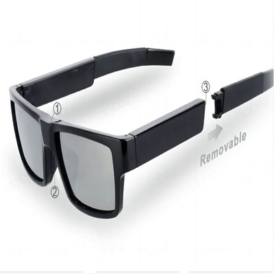 1080P 30FPS Video Recording Hidden Camera Sunglasses Touch Control On Site Evidence Collection