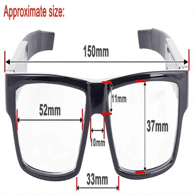 1080P 30FPS Video Recording Hidden Camera Sunglasses Touch Control On Site Evidence Collection