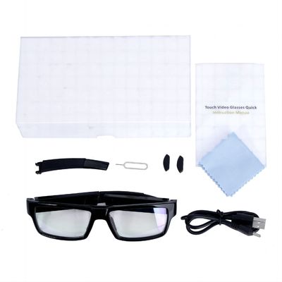 FULL HD G2-32G Hidden Camera Sunglasses One Finger Control For Evidence Collection