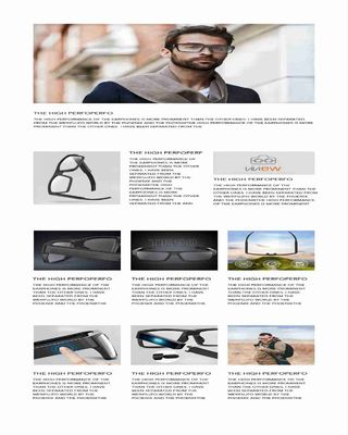FULL HD G2-32G Hidden Camera Sunglasses One Finger Control For Evidence Collection