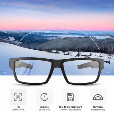 5M Pixels Hidden Video Spy Recording Sunglasses 1080P Camera Micro SD Card