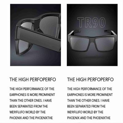 Security Hidden Camera Sunglasses1080P Built-In 32G Memory Card Touch Control