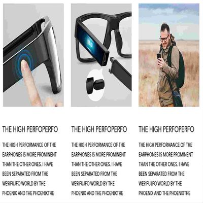 1080P HD Hidden Camera Sunglasses NO Button No Hole Touch To Recording In 3-5 Seconds