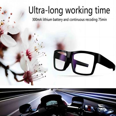1080P HD Hidden Camera Sunglasses NO Button No Hole Touch To Recording In 3-5 Seconds