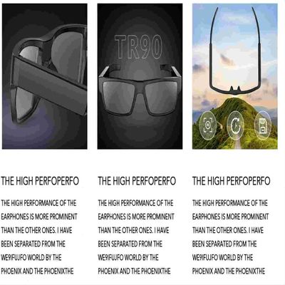 1080P Body Worn Camera Hidden Video Glasses 80° Angle For Motorcycling Trekking Climbing