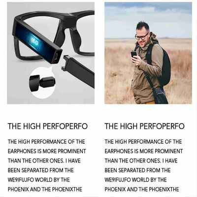 1080P Body Worn Camera Hidden Video Glasses 80° Angle For Motorcycling Trekking Climbing