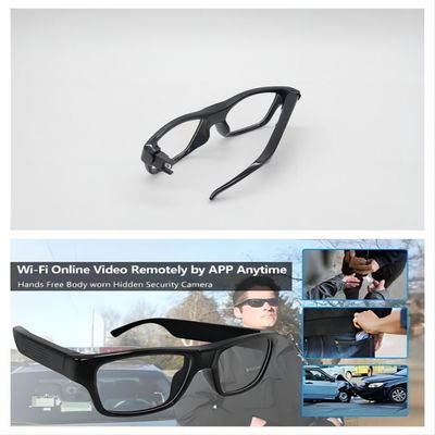 Real-Time Monitoring WIFI Video Glasses Wifi Camcorder For Home Security