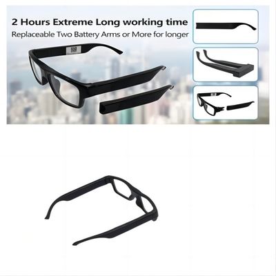 WiFi Smart Camera Sunglasses Outdoor Security Camera 1080P HD 80°Angle For Surveillance
