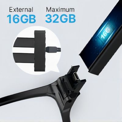 WiFi Mini Smart Camera Sunglasses With APP Software Video Recording