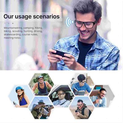Full 1080P Wearable Smart Glasses WiFi Video Glasses For Trekking Outdoor Sports