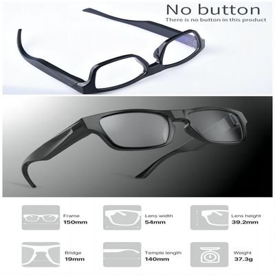 Motorcycle Bicycle Motorbike Wearable Smart Glasses HD1080P for Outdoor Wilderness