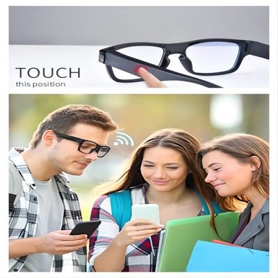 Motorcycle Bicycle Motorbike Wearable Smart Glasses HD1080P for Outdoor Wilderness