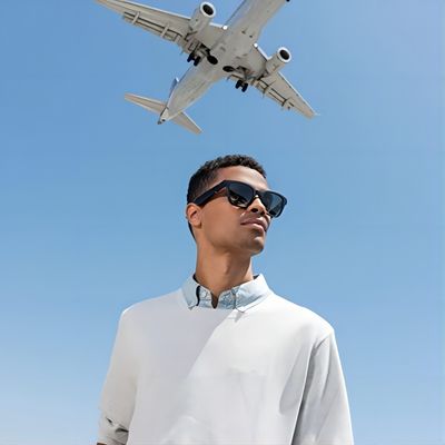 Audio Wireless Bluetooth Video Sunglasses Hands Free Calling Open Ear Headphones