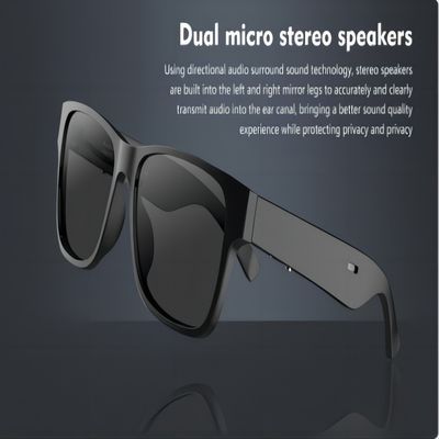 400mAh Bluetooth Audio Sunglasses 150*150*40mm Photo Resolution 4032*3024