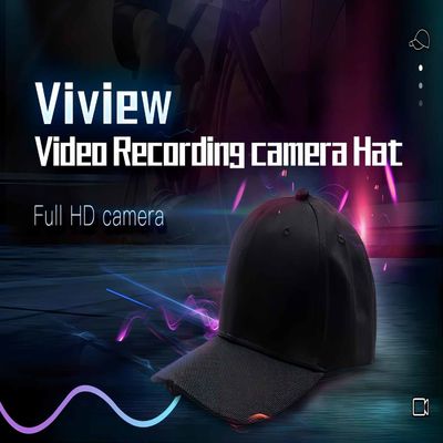 External Memory Hidden Camera Hat Waterproof Body Worn Camera With Video Audio Recording