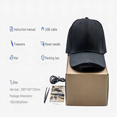 2K Wearable Body-Worn Camera Spy Baseball Cap 1296P Recorder For Hunting Fishing Hiking