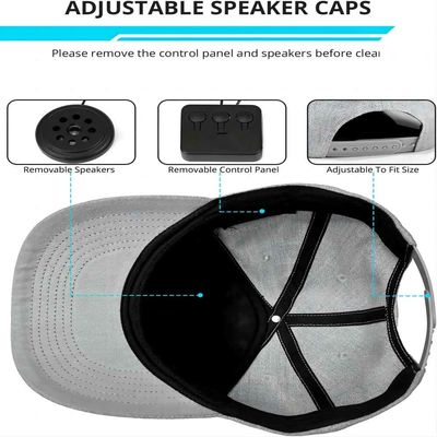 Hat with Bluetooth speaker adjustable bluetooth hat wireless smart speaker phone cap for outdoor sport