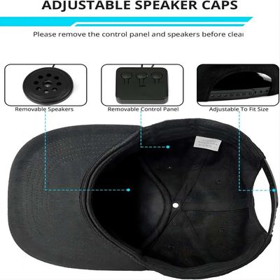 Bluetooth speaker hat with bluetooth 5.1 adjustable songs wireless speaker for Horseback Riding, Kayaking,Snowboating