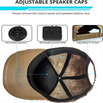 Bluetooth cap Wireless speaker with High quality sound Best gifts for Men ,girls boys