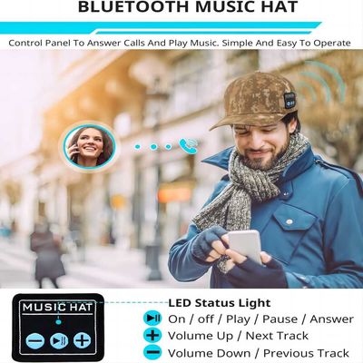 Bluetooth cap Wireless speaker with High quality sound Best gifts for Men ,girls boys