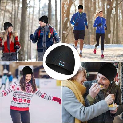 B5 Wireless Beanie hat with bluetooth, Hands-free phone calls &amp; Music playing with Warmth for Men,Women Winter sports