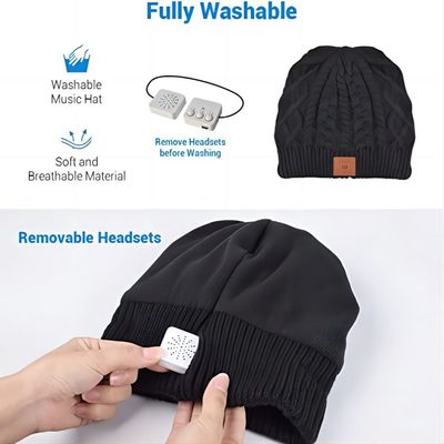Wireless Speaker Phone Calls Bluetooth Beanie Hat With HD Speakers, Gifts