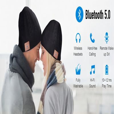 Wireless Speaker Phone Calls Bluetooth Beanie Hat With HD Speakers, Gifts