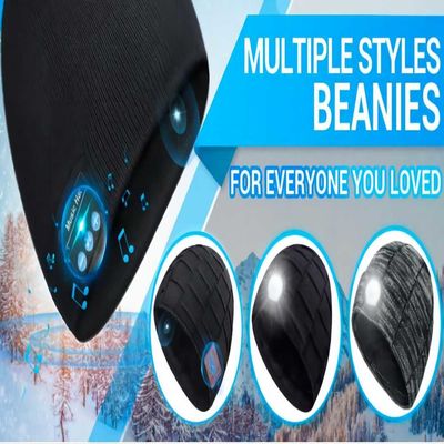 Multi-function Bluetooth Beanie hat camera B5 Hands-free Phone calls/Music/Warmth/Recording for Winter hunting,Running