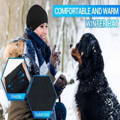 3in1 Adjustable Music Beanie Bluetooth Hat Easy To Pair With Smartphone