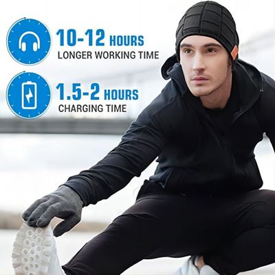 Enjoy Music Keep Warm Bluetooth Beanie Hat For Driving Climbing Skinng