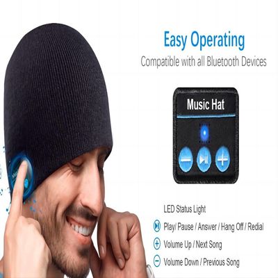 Christmas Gifts Wireless beanie Hat Tech for Family Running Walking Skiing Sweeping Snow