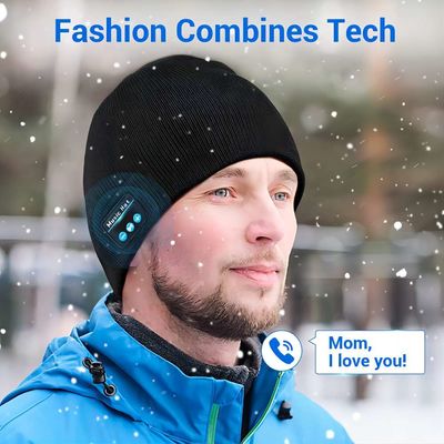 Christmas Gifts Wireless beanie Hat Tech for Family Running Walking Skiing Sweeping Snow
