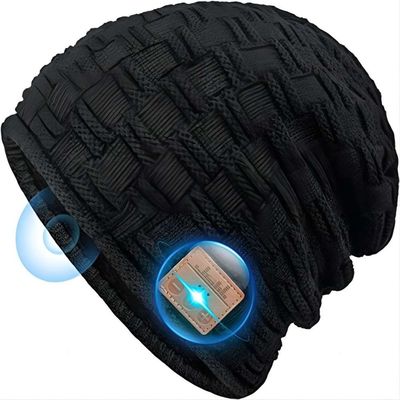 B5 Bluetooth 5.0 Beanie Hat With Wireless Headphone Dual Speakers Music Enjoying