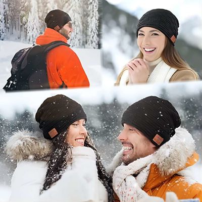 B5 Music Beanie Hat with bluetooth,Wireless bluetooth speaker Warmth equipment for Climbing,Biking.