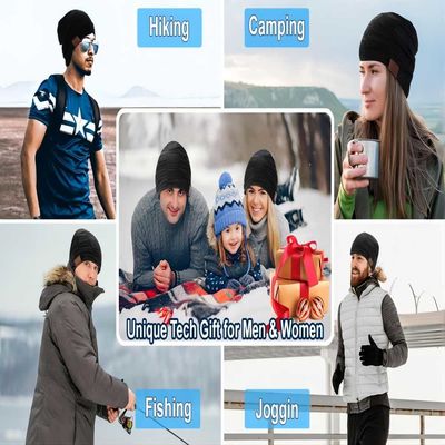 Viview Beanie Music Hat with bluetooth speaker Adjustable bluetooth hat for Winter outdoor sports Skiing,Hunting
